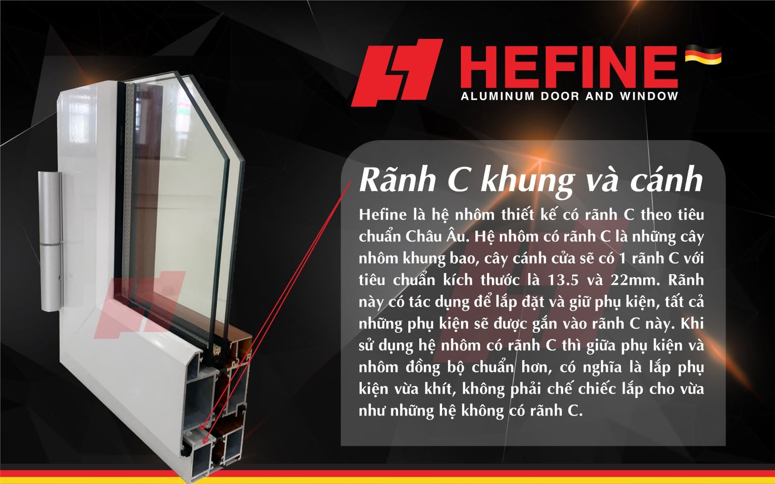 Nhôm Rãnh C HEFIEN