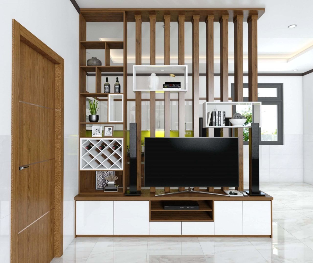 Vách Ngăn Phòng Khách – Giải Pháp Phân Chia Không Gian Hiện Đại